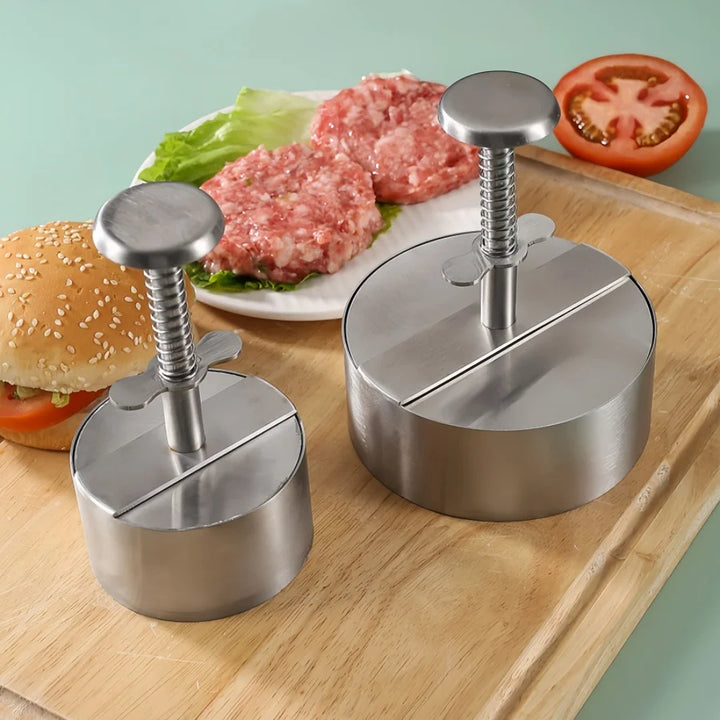 Professional Burger Press – Stainless Steel Patty Maker