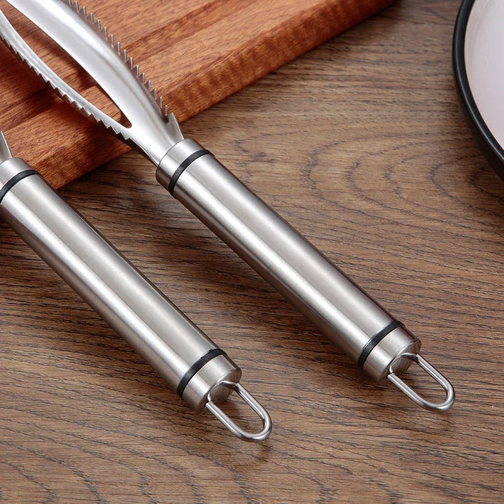 Professional Stainless Steel Fish Scaler – Clean, Safe & Effortless Descaling