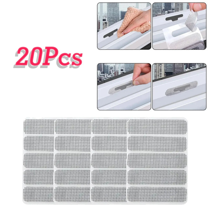 Self-Adhesive Window Screen Repair Patches – Instant Fix for Holes & Tears
