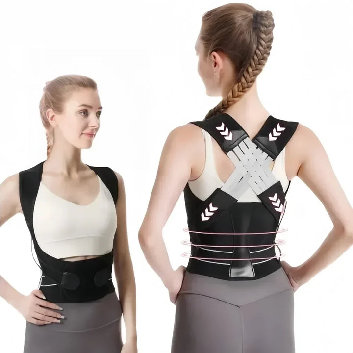 Adjustable Back Support Brace – Posture Corrector for Men & Women