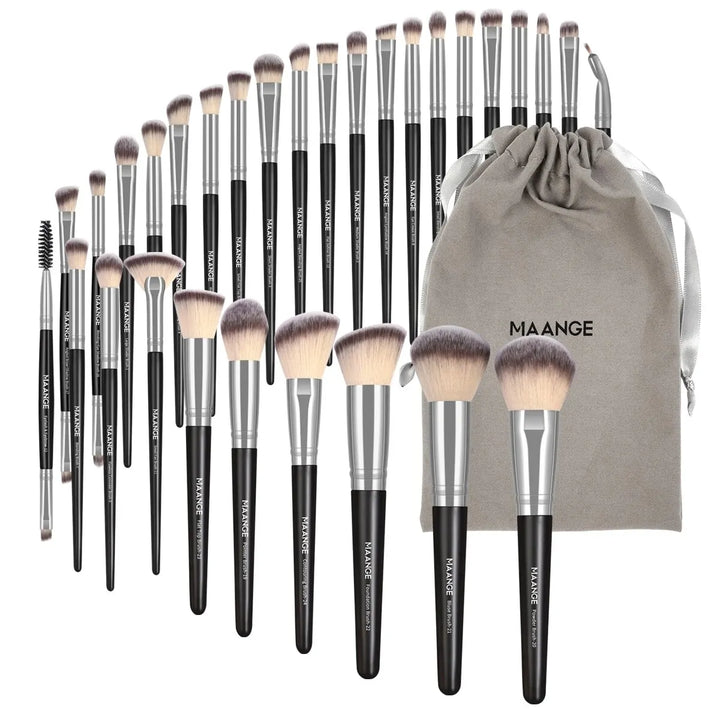 MAANGE 30 - Piece Professional Makeup Brush Set – Complete Kit for Flawless Application