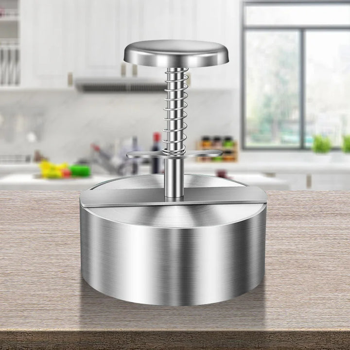 Professional Burger Press – Stainless Steel Patty Maker