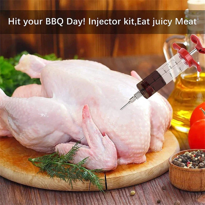 Professional Meat Marinade Injector – Flavor Infuser for Juicy, Flavorful Meats