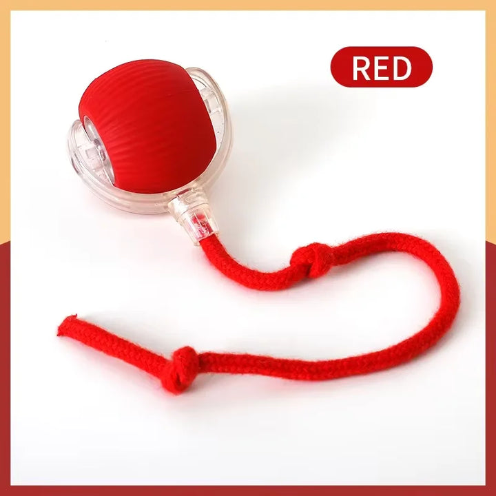 Automatic Rolling Ball Cat Toy – Interactive Fake Tail Electric Mouse