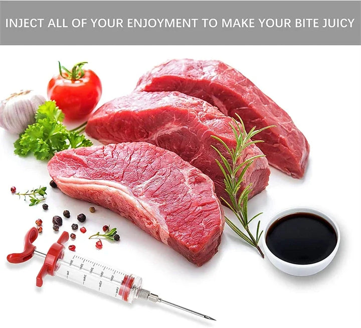 Professional Meat Marinade Injector – Flavor Infuser for Juicy, Flavorful Meats