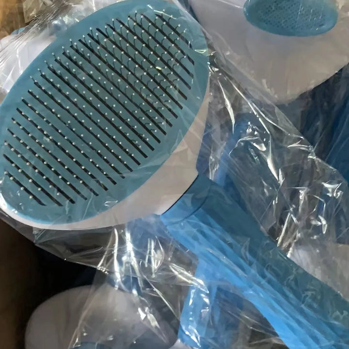 Professional Pet Grooming Brush – Stainless Steel Comb for Dogs & Cats